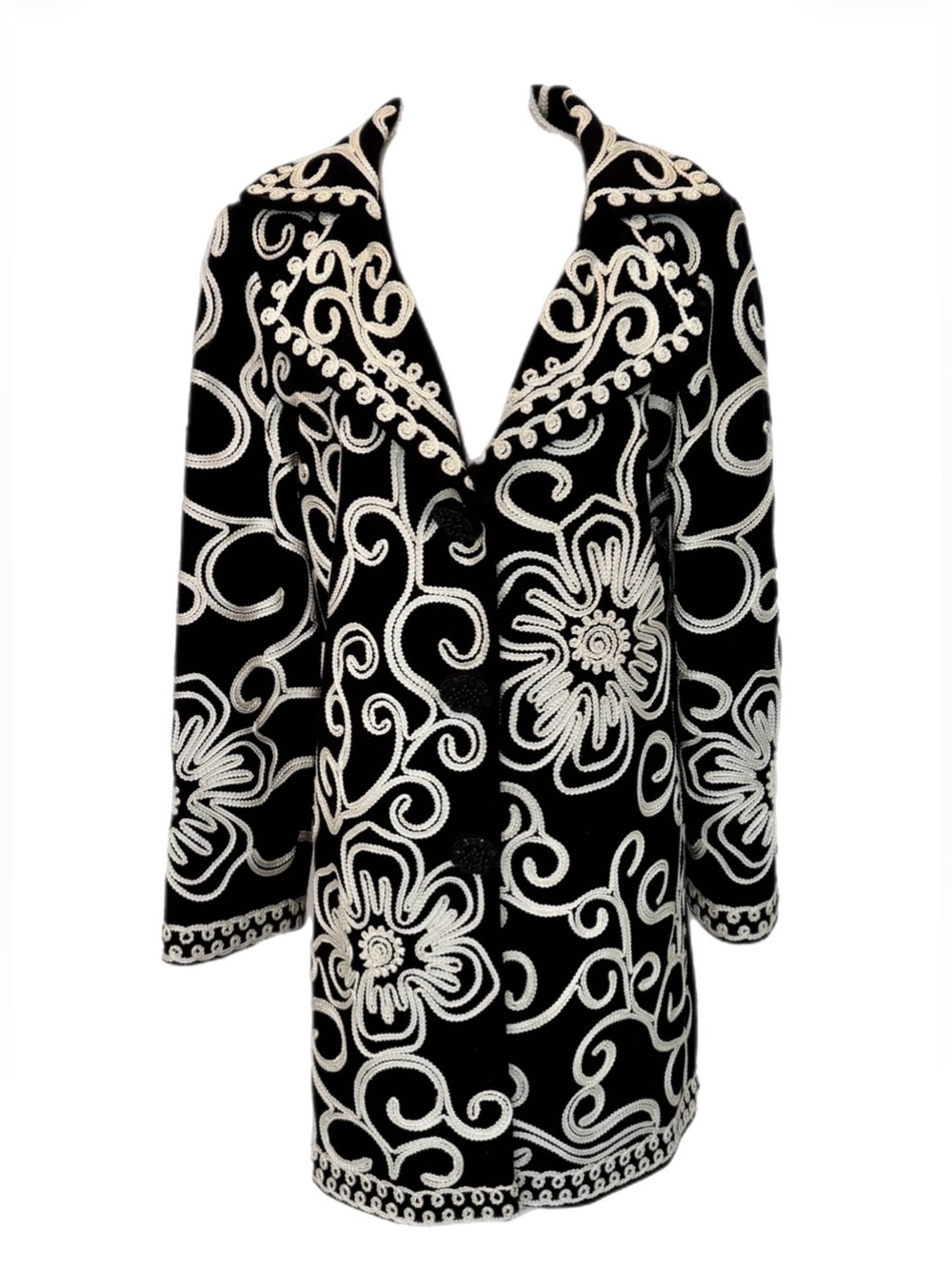 NEW ANIA A APPLIQUÉ COAT